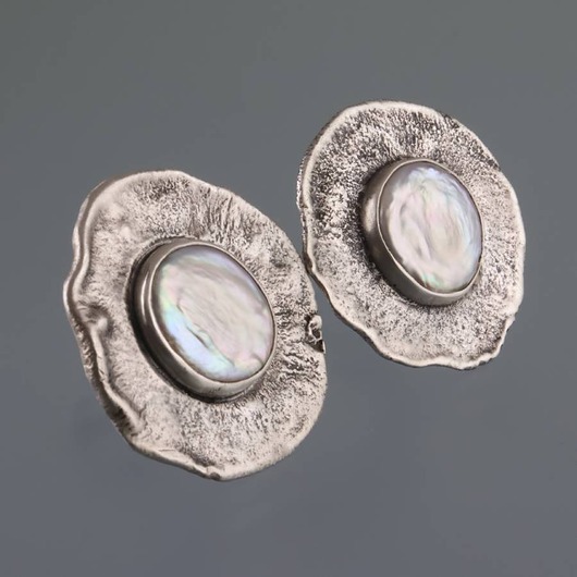 klipsy Perły wielkie - klipsy