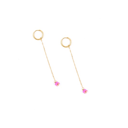 kolczyki - inne Kolczyki z delikatnym łańcuszkiem