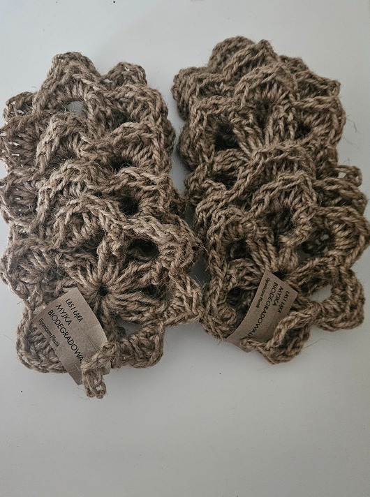 fartuchy kuchenne Myjka 10szt ze sznurka konopnego