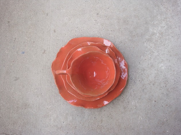 filiżanki Filiżanka + 3 talerzyki