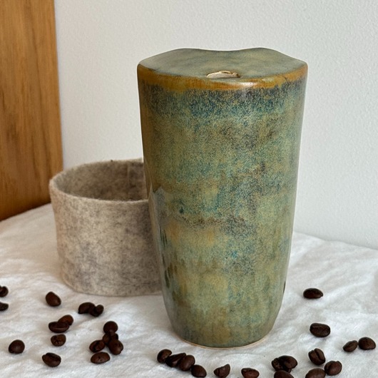 kubki Ceramiczny kubek podróżny 400ml