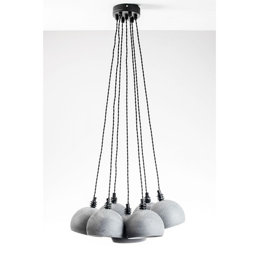 Lampa wisząca TESTER 7L/BETON/CZARNY Home Design