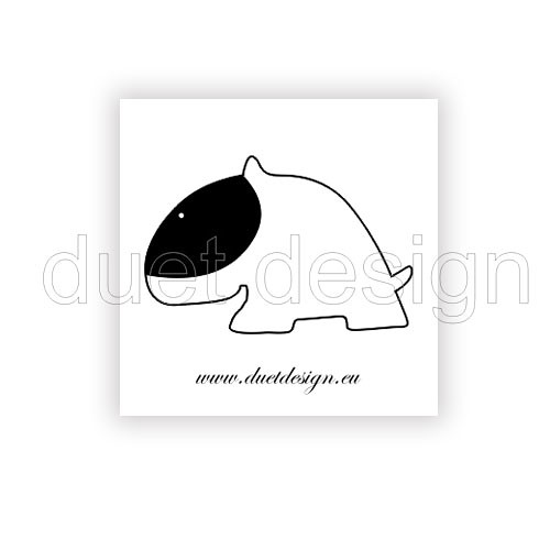 Magnes BULEK White duet design Duet design