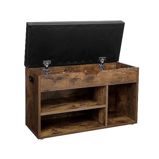 komody Szafka Drewniana Na Buty Półka na Buty z Siedziskiem Loft