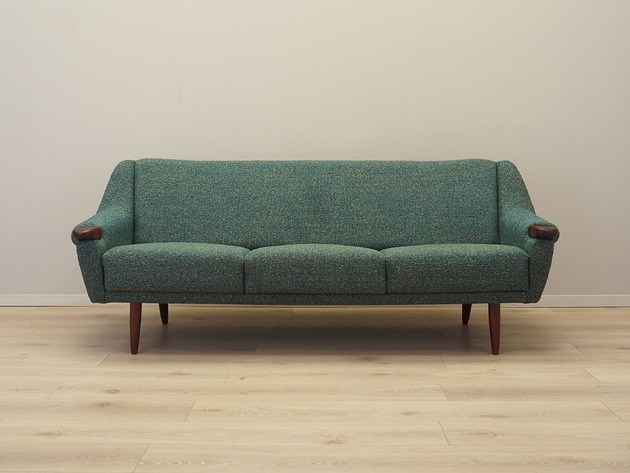 sofy i szezlongi Sofa zielona, duński design, lata 60, produkcja: Dania