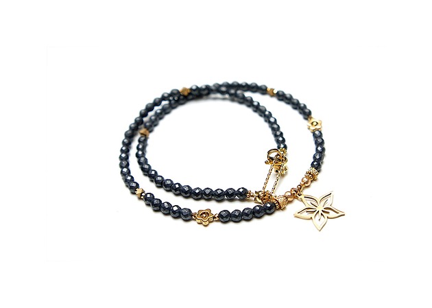 chokery Hematyt graphite /choker/ 03.03.25  - Szlachetna kolekcja