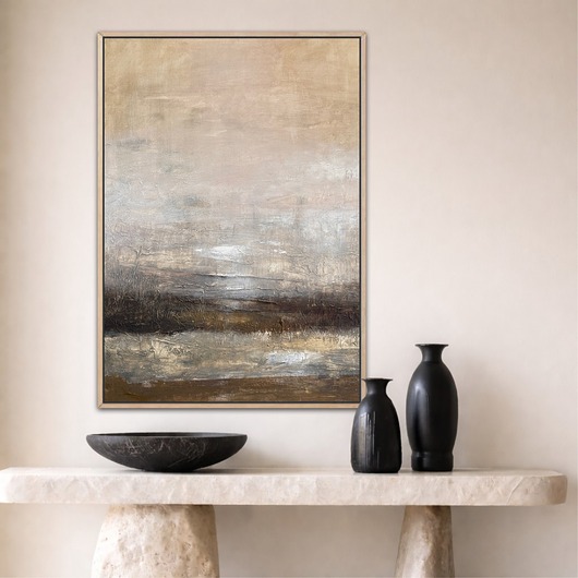 obrazy Obraz olejny Pejzaż "Cisza nad mokradłem"