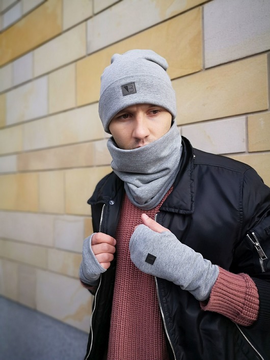 Rekawiczki unisex - damskie i męskie bawełniane Lucas Brondel