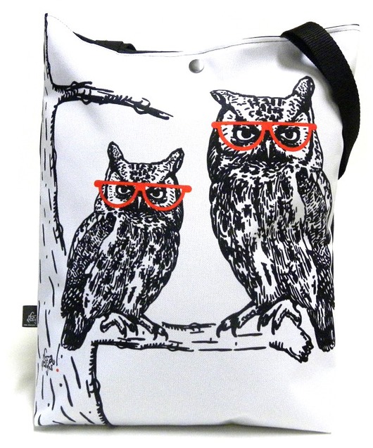 Duża torba z sowami Gaul Designs