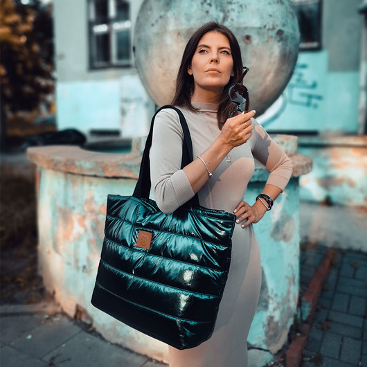 Torba Mili City Glow - butelkowa zieleń Militu