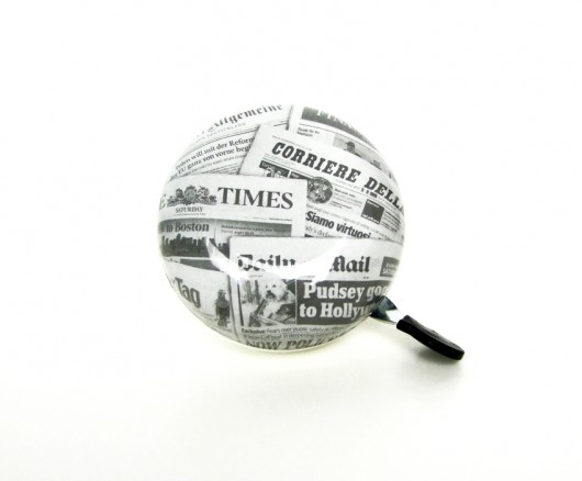 dzwonek duży i donośny GaZeTa Prasa retro pan pompka