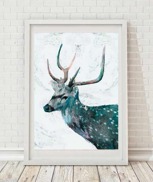 plakaty Plakat rådjur A3 | skandynawski styl