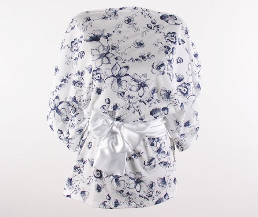 Kimono - Szkicowane Kwiaty - Rozm. 36 StreetStyle