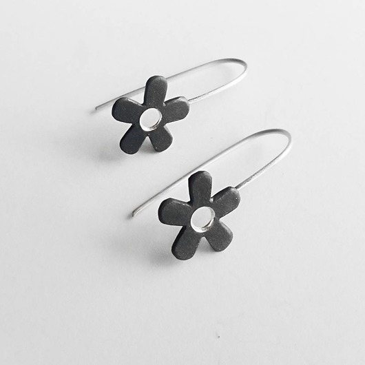 kolczyki srebrne Kolczyki srebrne KWIAT