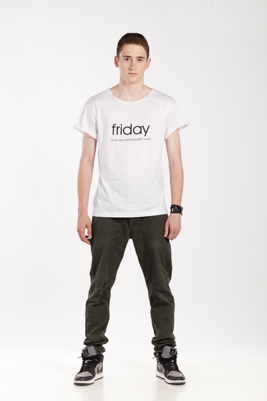 Koszulka friday is my second favourite....for him Never ever
