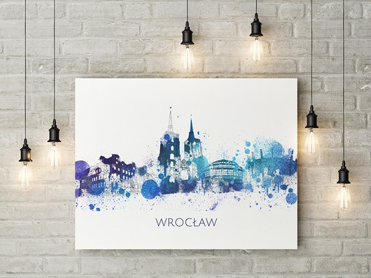 Plakat WROCŁAW A3 Well Wall