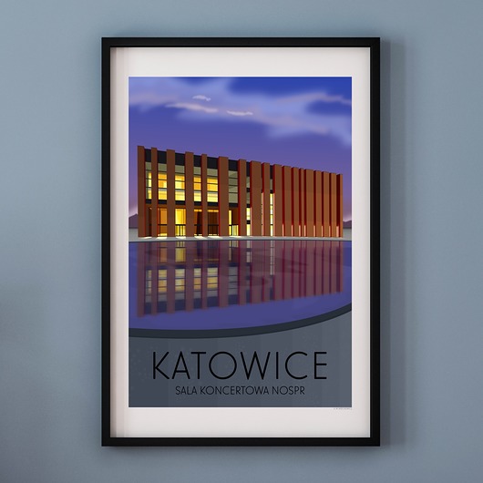 plakaty Plakat KATOWICE