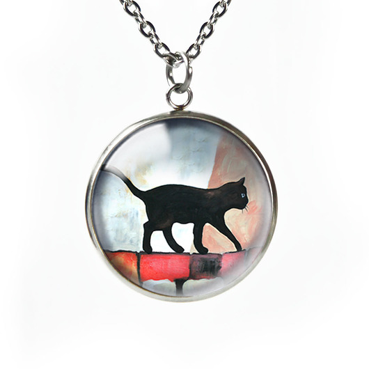 BLACK CAT naszyjnik muamua design