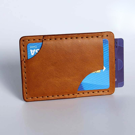 portfele męskie Skórzane etui na karty Cardholder