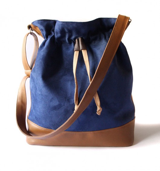 torba - navy blue&camel - zamówienie elfagado