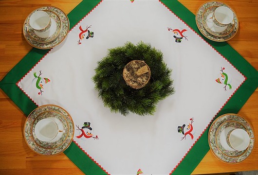Serweta BAŁWANKI 80/80cm haftowana Monart
