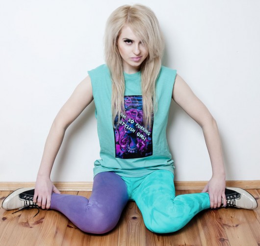 Dwukolorowe legginsy DarkSugarWear