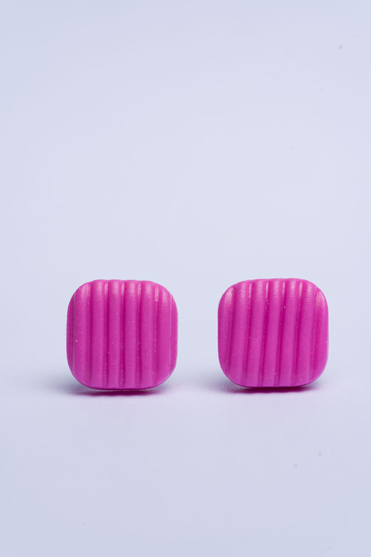 kolczyki z masy plastycznej Pojedyncze sztyfty pastylki