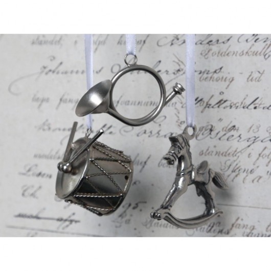 Zawieszka 3 szt. metalowa Toys MIA home