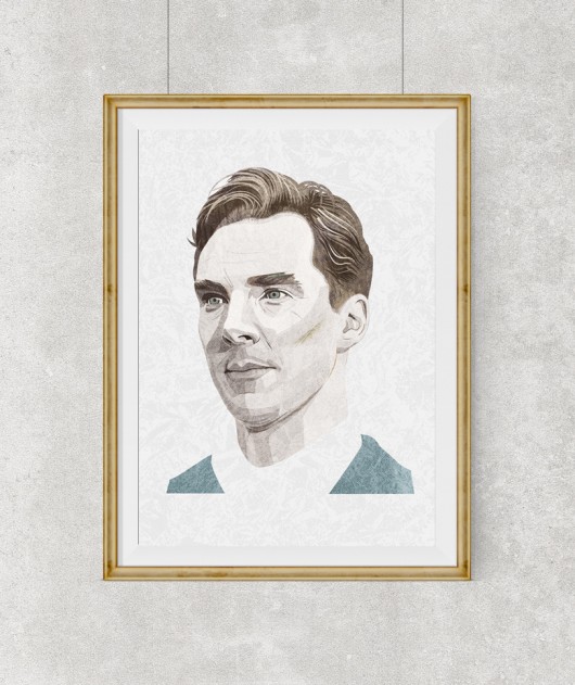 Benedict Cumberbatch A3 Żaneta Antosik PRINTS