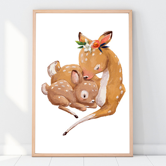 PLAKAT,OBRAZEK sarenka nr.4 Dekoracjan