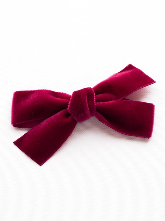 Spinka do włosów kokarda VELVET BOW Momilio