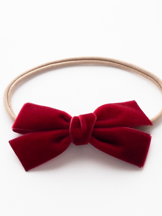 Opaska do włosów VELVET BOW Momilio