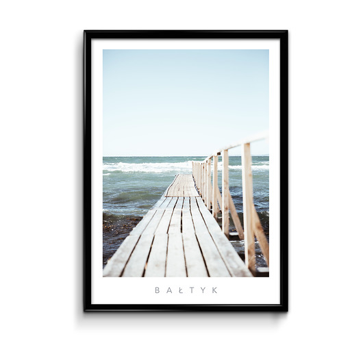 Plakat Bałtyk 3  Bury Lis