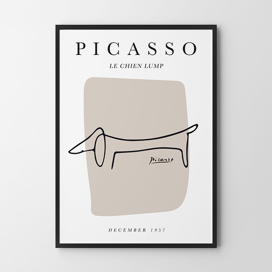 plakaty Plakat Picasso Pies