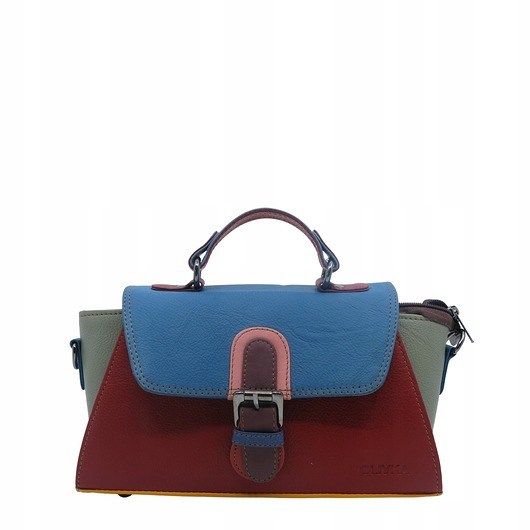 torby na ramię Torebka damska skórzana retro do ręki regulowany pasek elegancka eko OLIVKA