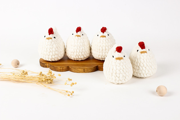 ozdoby wielkanocne Kremowa Kurka