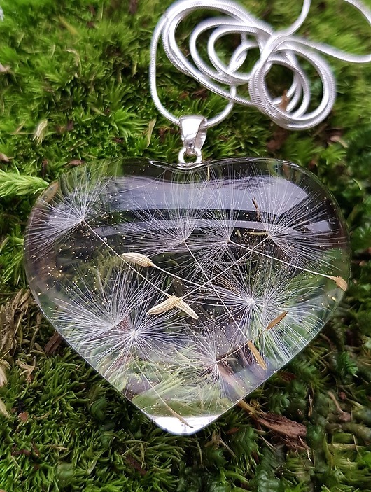 Wisior - serce z dmuchawcami Grol Jewellery
