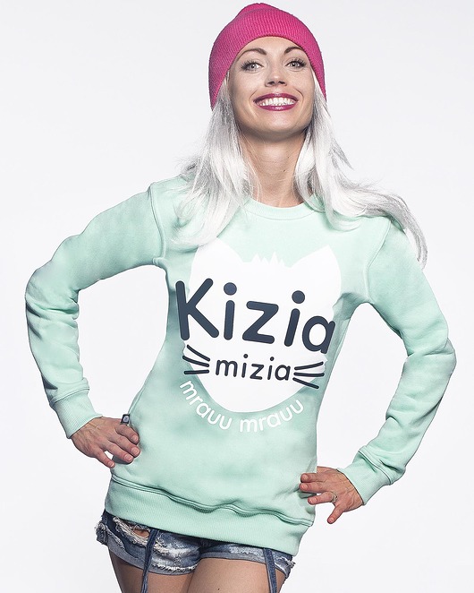 Bluza Miętowa Kizia Mizia ŁAP NAS