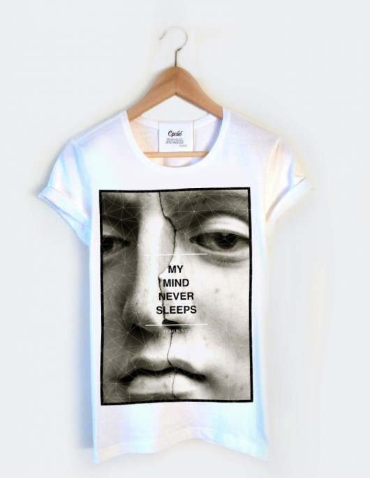 Tshirt - MY MIND NEVER SLEEPS od Yeah Bunny M deleted_12136308