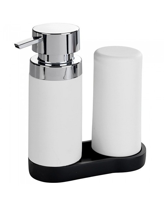 dodatki - łazienka - różne Zestaw Łazienkowy Komplet Łazienkowy Bianco 250 ml