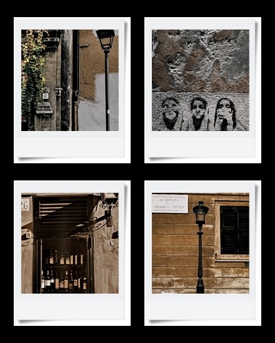 Kolekcja 4 fotografii włoskich chaju