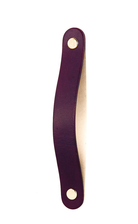 gałki do mebli Skórzany uchwyt meblowy COLORISO PURPLE
