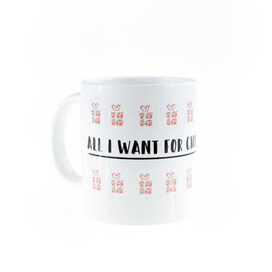 Kubek - All I want for christmas is you + GRATIS AllbagAllprints