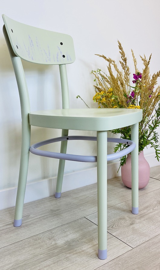 krzesła Komplet krzeseł Ikea Idolf po renowacji