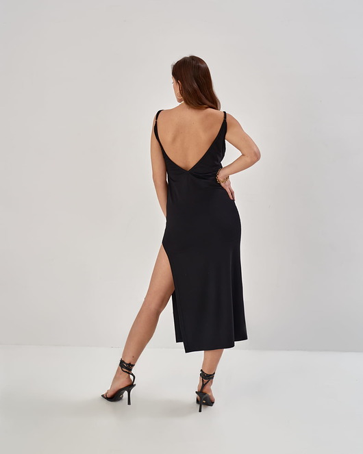 sukienki midi damskie SUKIENKA L.A. black