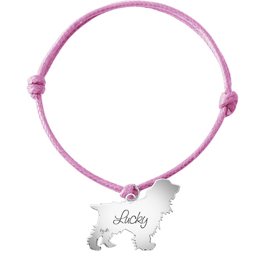 bransoletki na sznurku COCKER SPANIEL ANGIELSKI  bransoletka  z grawerem
