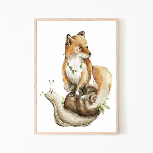 obrazy i plakaty do pokoju dziecięcego PLAKAT, OBRAZEK WOODLAND WALK nr.24