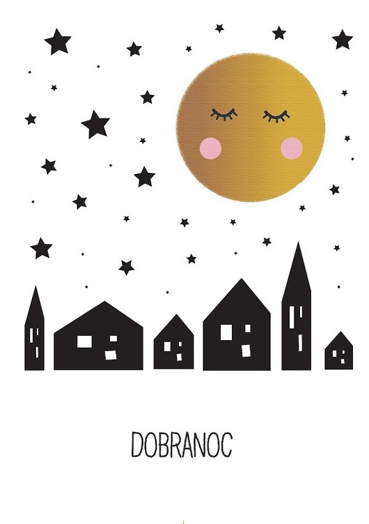 PLAKAT "DOBRANOC" A3 My Prints