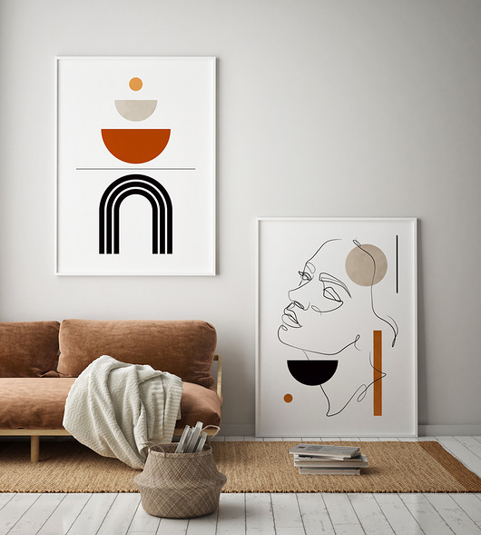 Zestaw plakatów geometrycznych HOG STUDIO