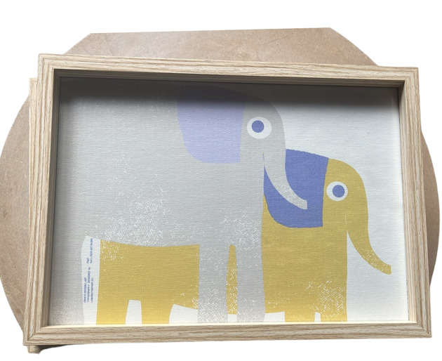 obrazy i plakaty do pokoju dziecięcego 2 Słonie , rodzinka , przyjaciele..